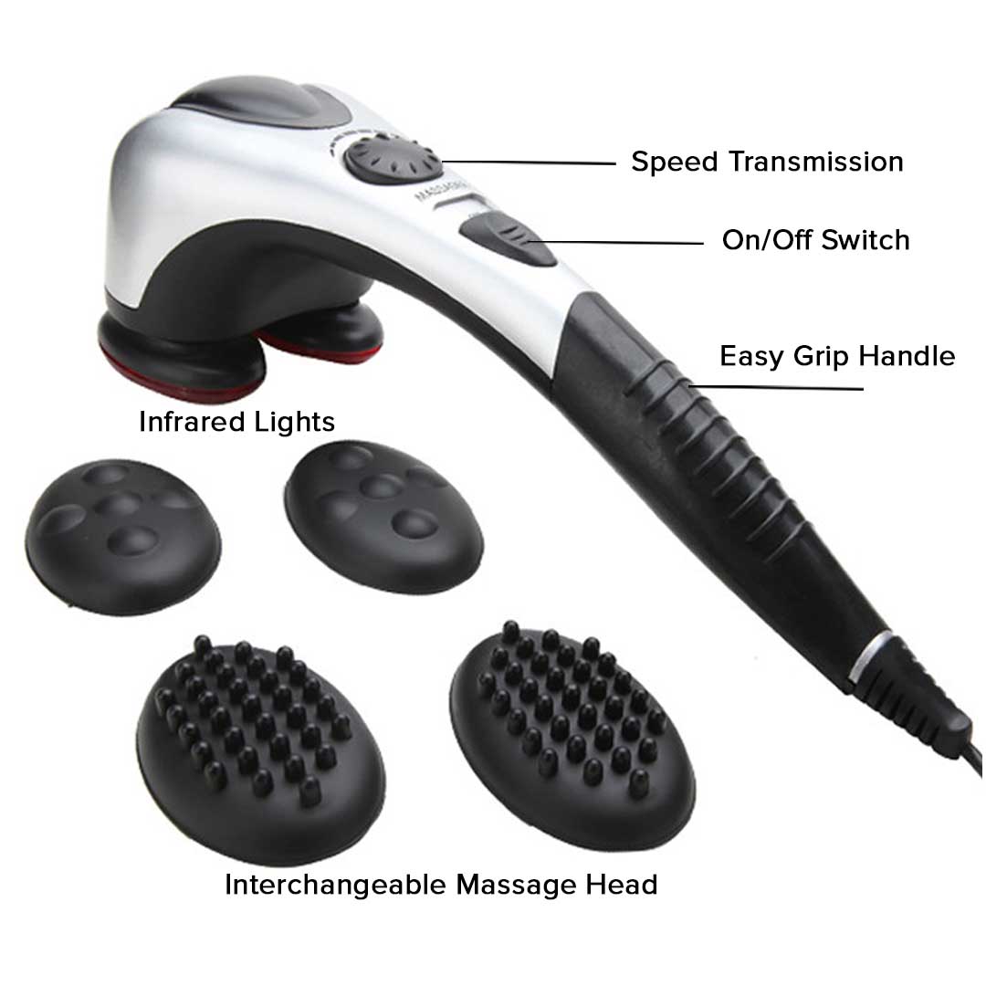 NNEAGS Deluxe Handheld Percussion Soothing Body Massager-3
