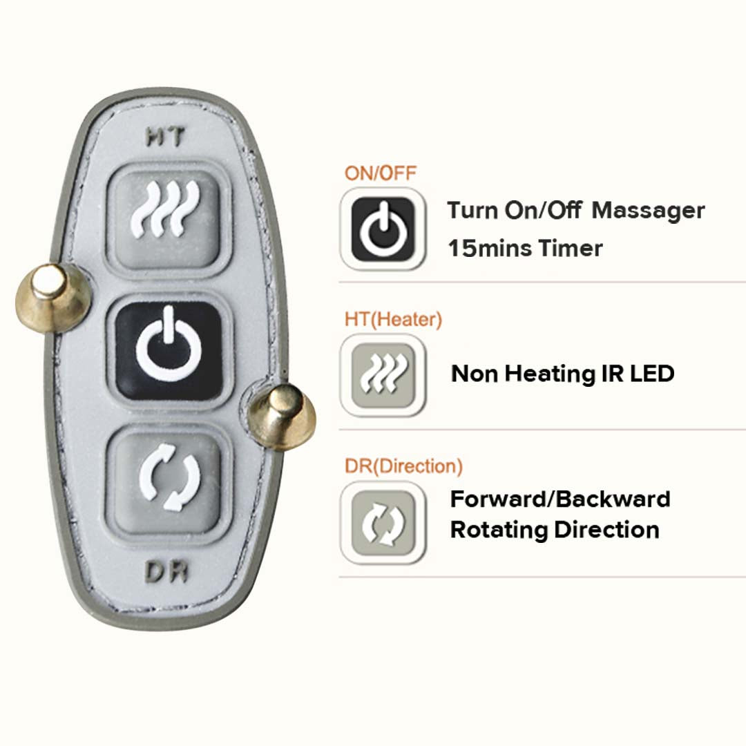 NNEAGS Electric Kneading Neck Shoulder Arm Body Massager With Heat Health Care-4