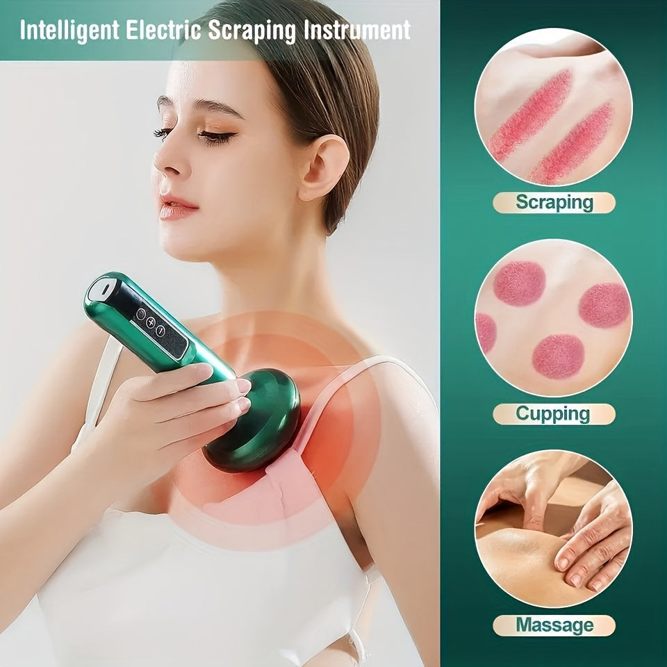 NNETM USB Rechargeable Gua Sha 6-Speed Massage Tool-2