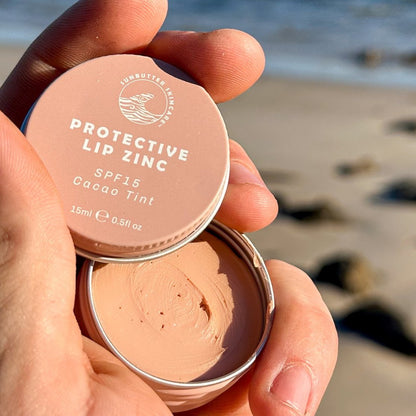 SPF15 Protective Lip Zinc - Cacao Tint *SHORT DATED*-3