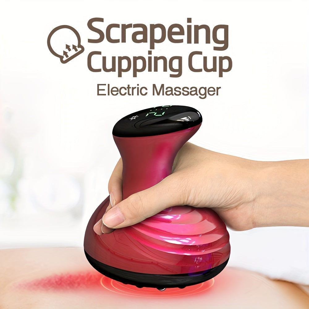 Intelligent Vacuum Cupping Massage Device - Red-1