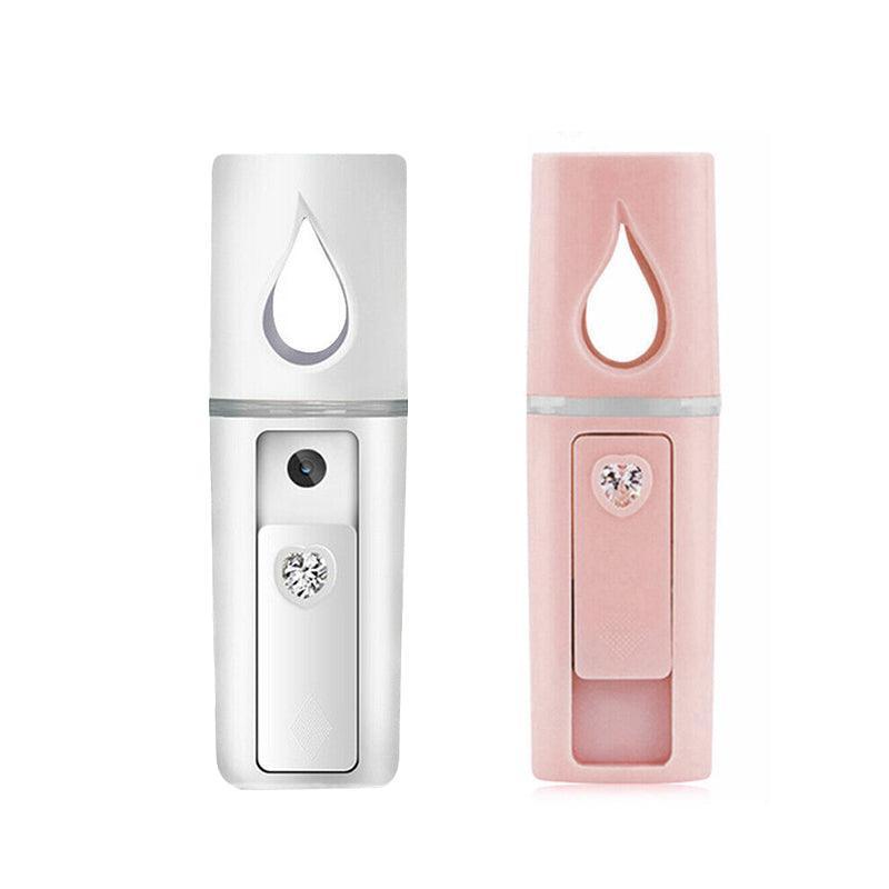 L2 Mini Nano Facial Mister With Top Mirror Rechargeable Cool Mist Sprayer  Au-1