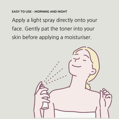Pure Organic Face Toner 50mL Amber Glass Bottle-4