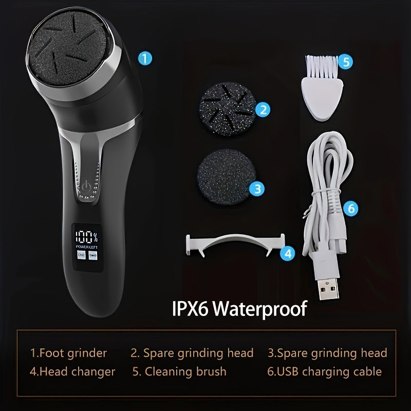 Rechargeable Electric Foot File Pedicure Tool-4