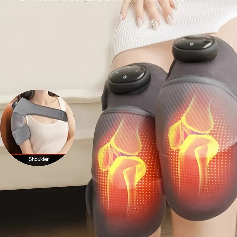 NNETM Vibration Heating Knee Massager - Electric Self-Heating Physiotherapy Instrument-1
