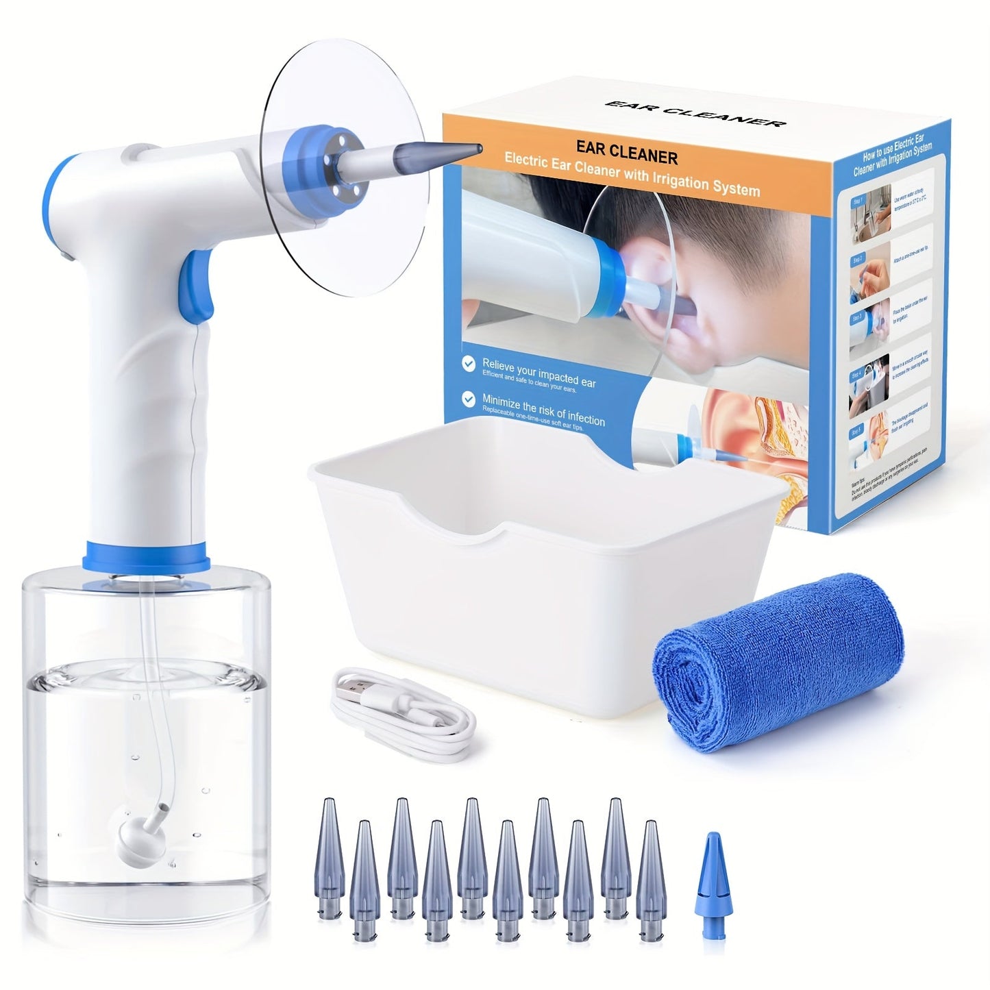 Electric Hydraulic Ear Irrigation System Kit-0
