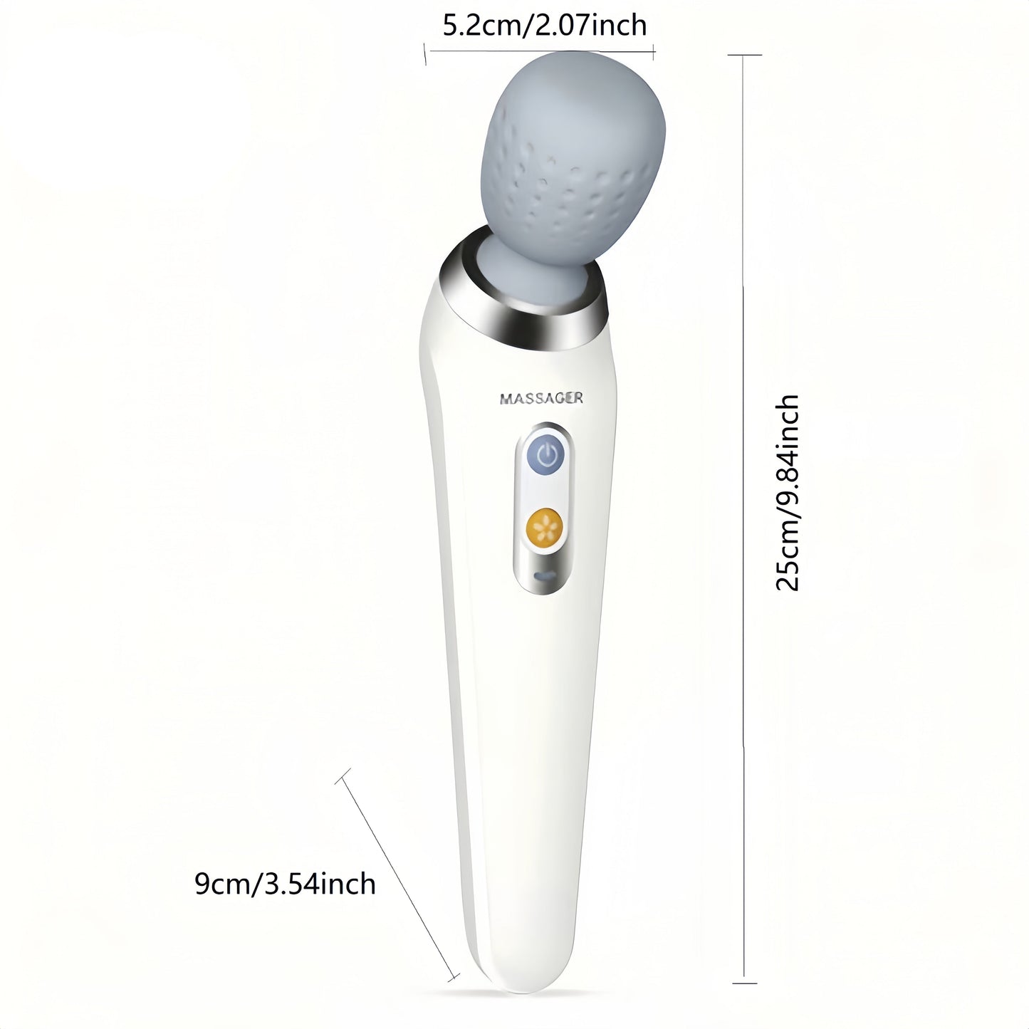 NNETM 1500mAh Rechargeable Relaxation Master(White)-4