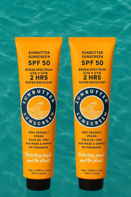 SunButter Skincare SPF50 Tube - 120g - 2 pack!-0