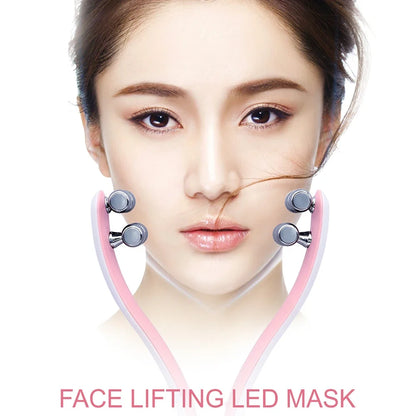 NNEOBA Face Lifting Roller – 3D Y-Shape EMS Microcurrent Facial Massager-2