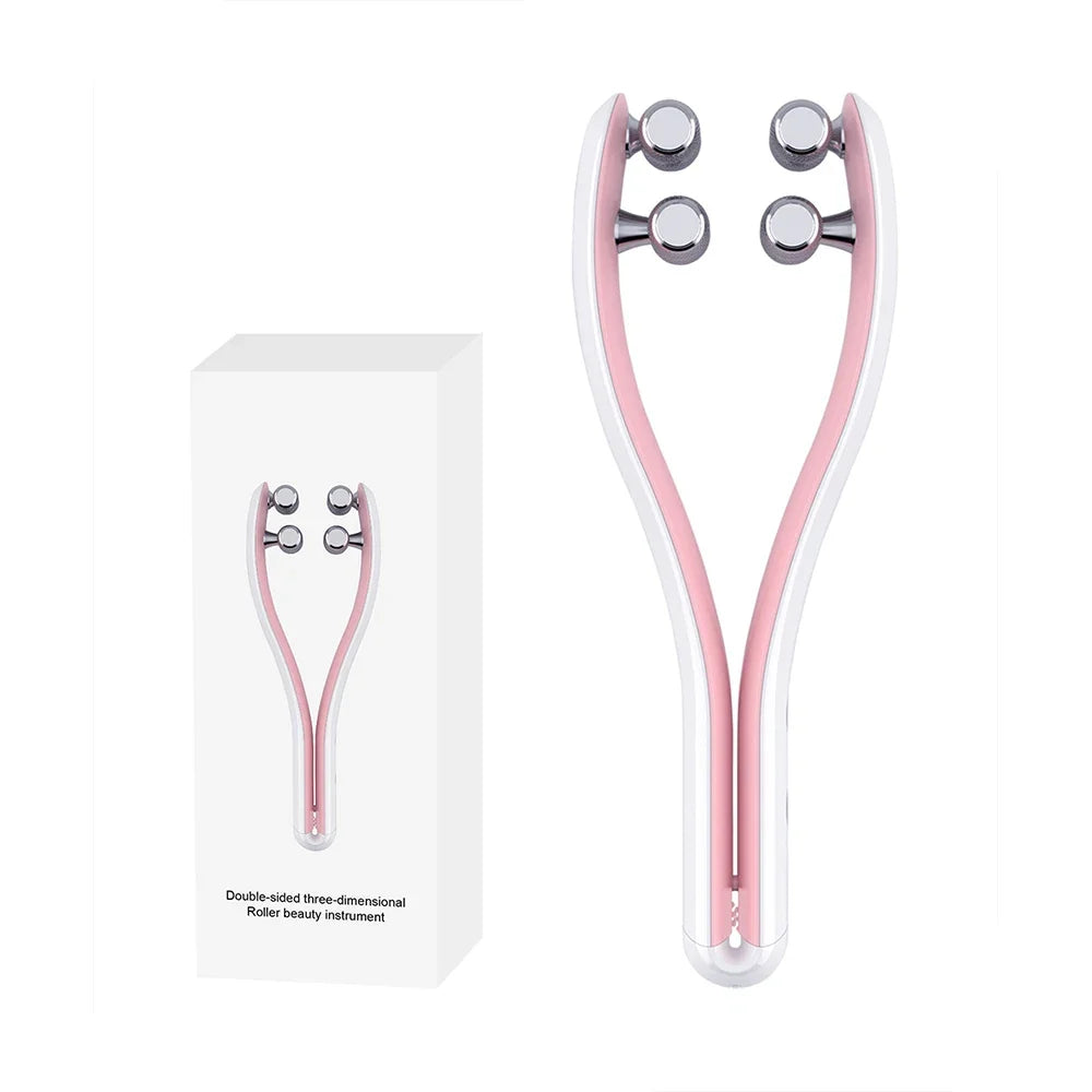 NNEOBA Face Lifting Roller – 3D Y-Shape EMS Microcurrent Facial Massager-0