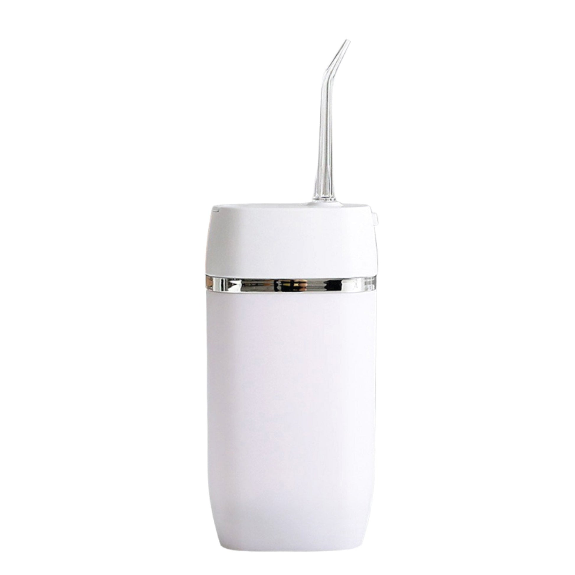 Mini Water Flosser Rechargeable Cordless Cleaner - Travel Oral Irrigator White-0