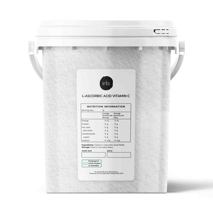 Orku 1.3Kg Vitamin C Powder in Tub Pure L-Ascorbic Acid - USP Grade Non-GMO-0