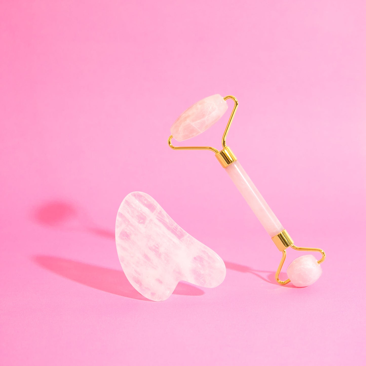 Rose Quartz Face Roller-1