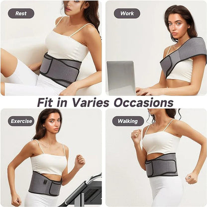 NNEOBA LED Infrared Red Light Therapy Belt Pain Relief And Slimming Device Grey-4