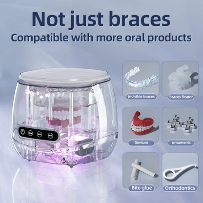 NNEOBA Ultrasonic Cleaner with UV Light – Jewelry & Denture Cleaning Machine-2