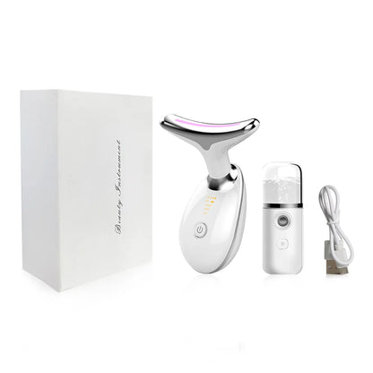 EMS Neck Face Lifting Massager - LED Photon Therapy, Wrinkle Remover ES-1081-0