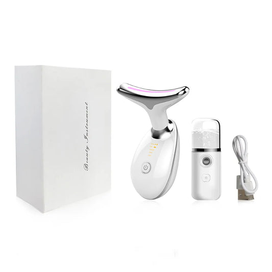 EMS Neck Face Lifting Massager - LED Photon Therapy, Wrinkle Remover ES-1081-0
