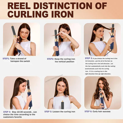 5-in-1 Professional Hair Styler and Dryer Hot Air Styler Comb-4