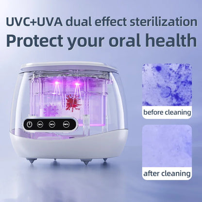 NNEOBA Ultrasonic Cleaner with UV Light – Jewelry & Denture Cleaning Machine-1