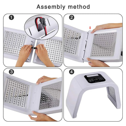 7-Color LED Photon Heating Facial Mask for Home Skin Care-3