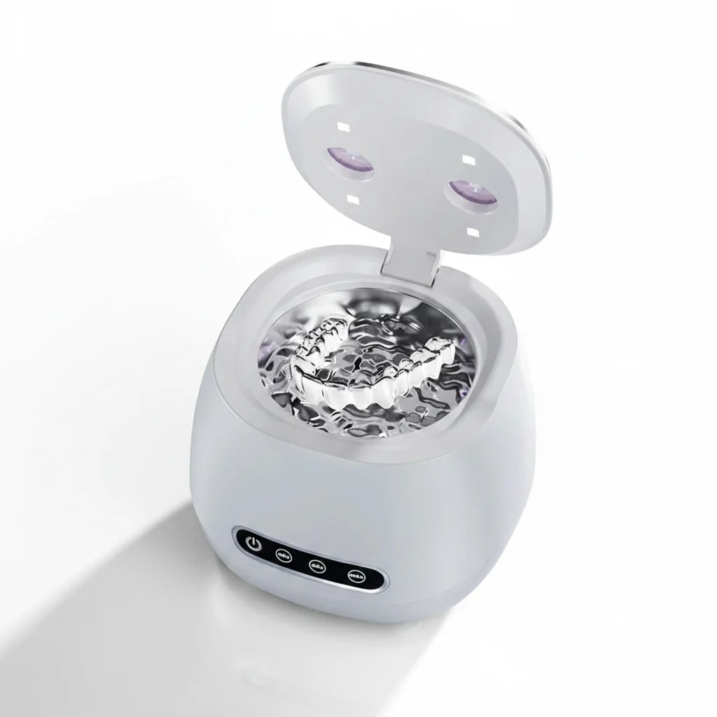 NNEOBA Ultrasonic Cleaner with UV Light – Jewelry & Denture Cleaning Machine-0