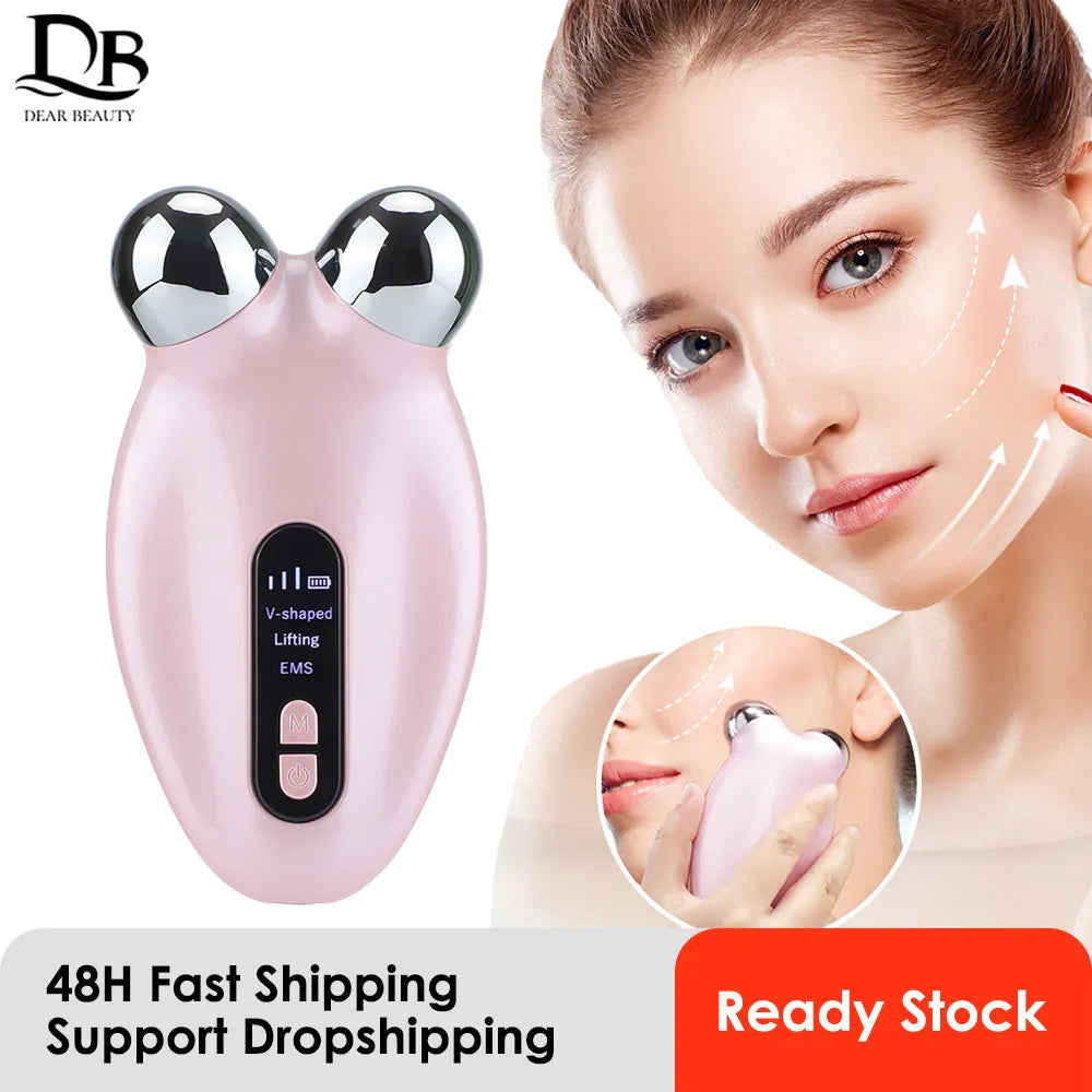 EMS V-Face Lifting Roller - Anti-Wrinkle Beauty Device-2
