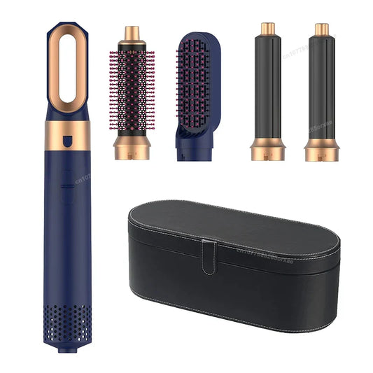 5-in-1 Professional Hair Styler and Dryer Hot Air Styler Comb-0