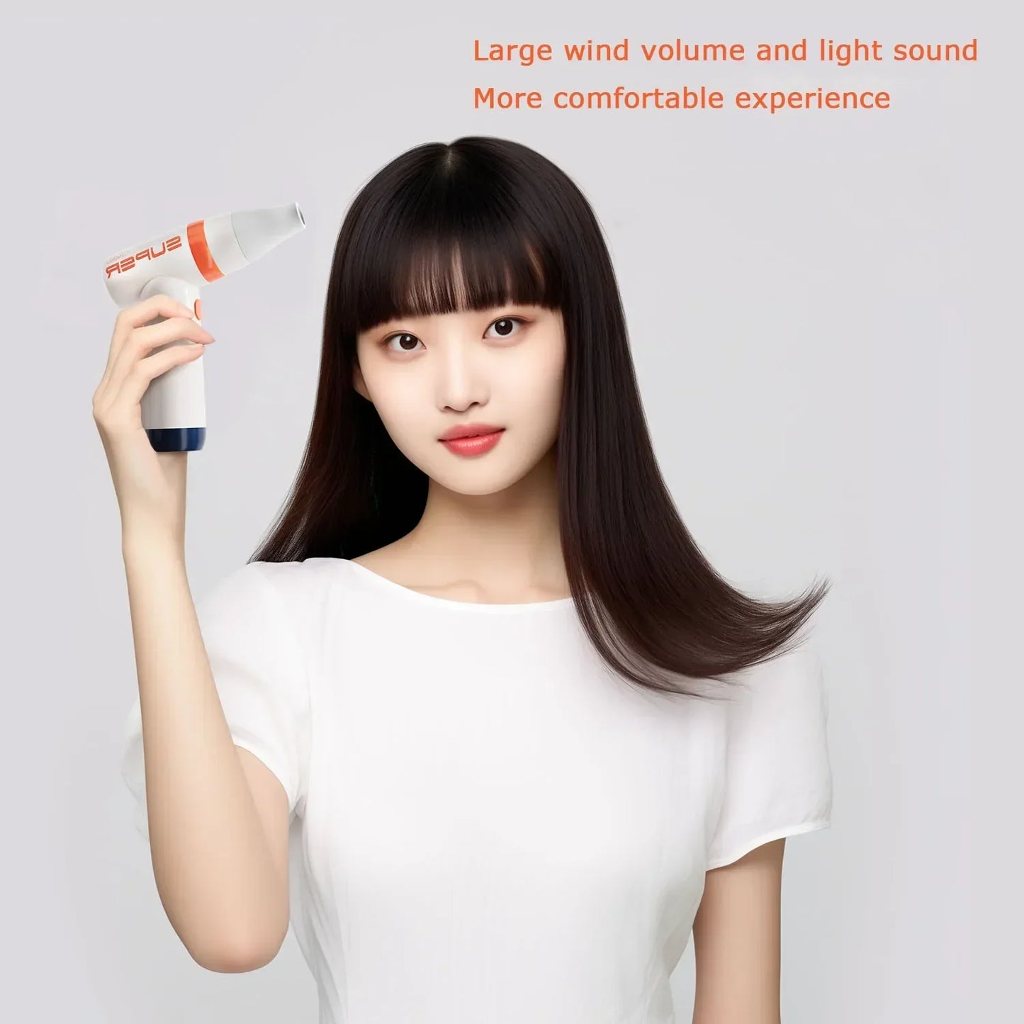 NNEOBA Wireless Handheld Mini Hair Dryer-3