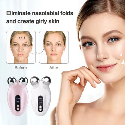 EMS V-Face Lifting Roller - Anti-Wrinkle Beauty Device-3
