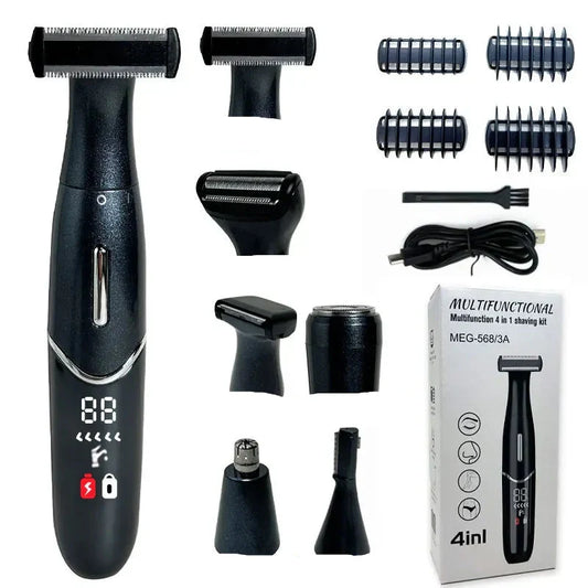 7 in 1 Electric Epilator & Precision Shaver Wet & Dry Use Black-0