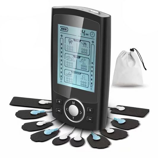 36-Mode TENS & EMS Muscle Stimulator Digital Therapy Device Black-0