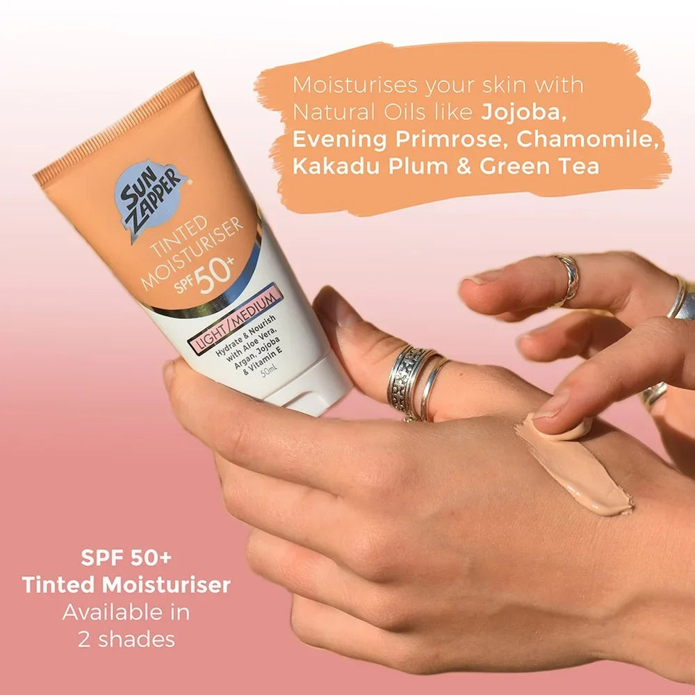 Tinted Moisturiser SPF 50+ Light/Medium-0