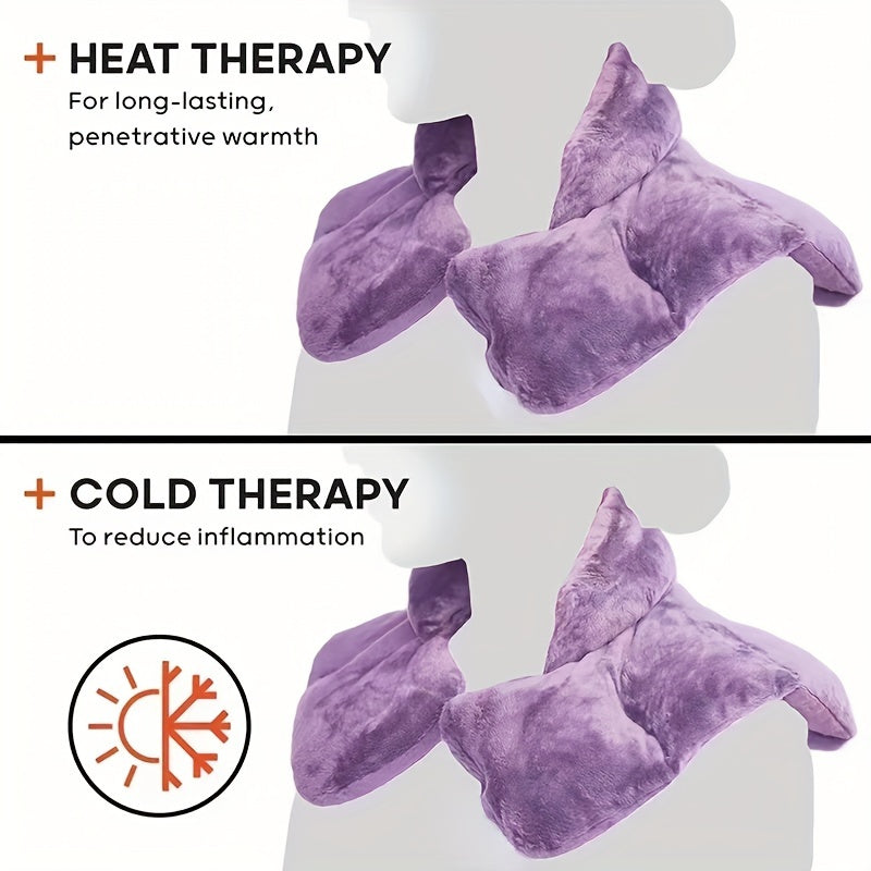 NNETM Neck & Shoulder Microwavable Heating Pad Wrap-1