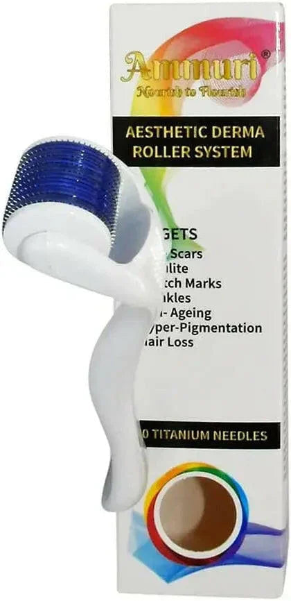 Titanium Derma Roller 0.5mm for Skin Rejuvenation & Collagen Boost | Ammuri-2