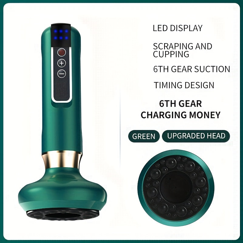 NNETM USB Rechargeable Gua Sha 6-Speed Massage Tool-1