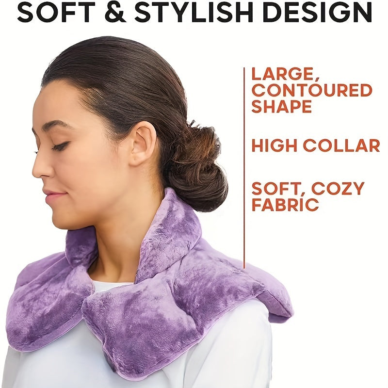 NNETM Neck & Shoulder Microwavable Heating Pad Wrap-2