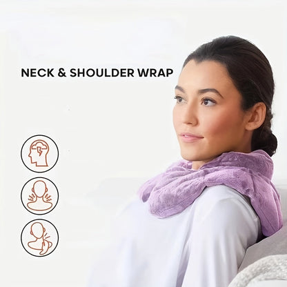 NNETM Neck & Shoulder Microwavable Heating Pad Wrap-3