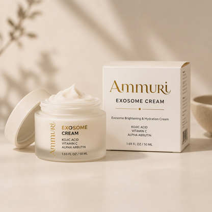 Exosome Brightening Cream | Kojic Acid, Glutathione & Mandelic Acid | Ammuri Beauty-1