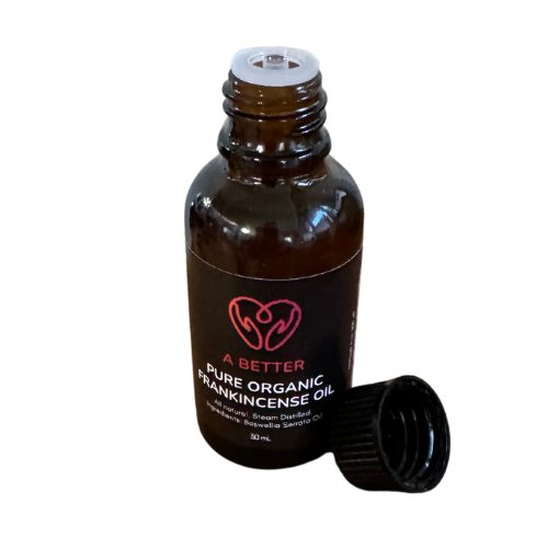 Pure Organic Frankincense Oil 30mL Amber Glass Bottle-2