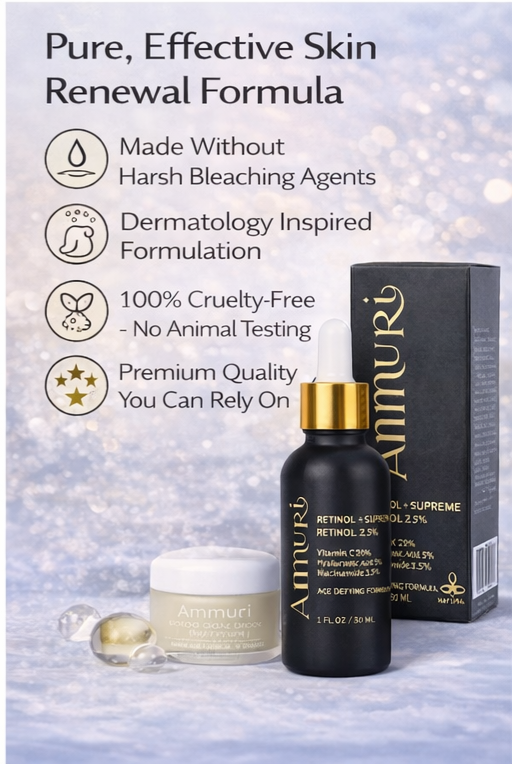 Retinol Supreme 2.5% Serum for Anti-Ageing & Age-Defying Skin | Ammuri-3