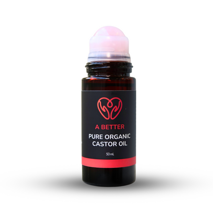 Pure Organic Castor Oil - Amber Glass Bottle-10