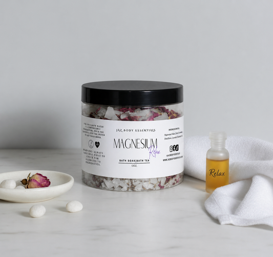 Magnesium Lavender Bath Soak – 12 oz-0
